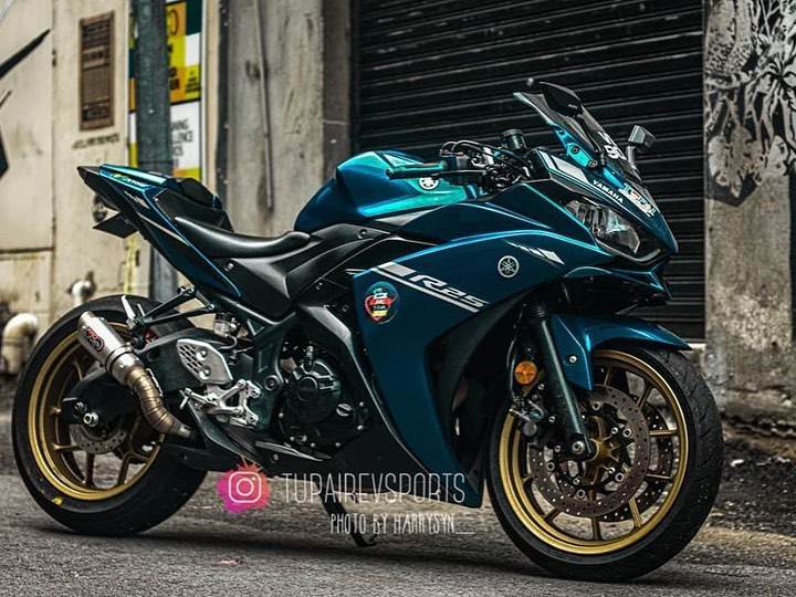 YZF-R25/MT25 へボルトオン 前後ワイドホイールを!!｜AxxL