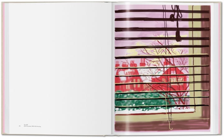 イギリスの画家 デイヴィッド・ホックニーが iPhoneとiPadで描いた画集