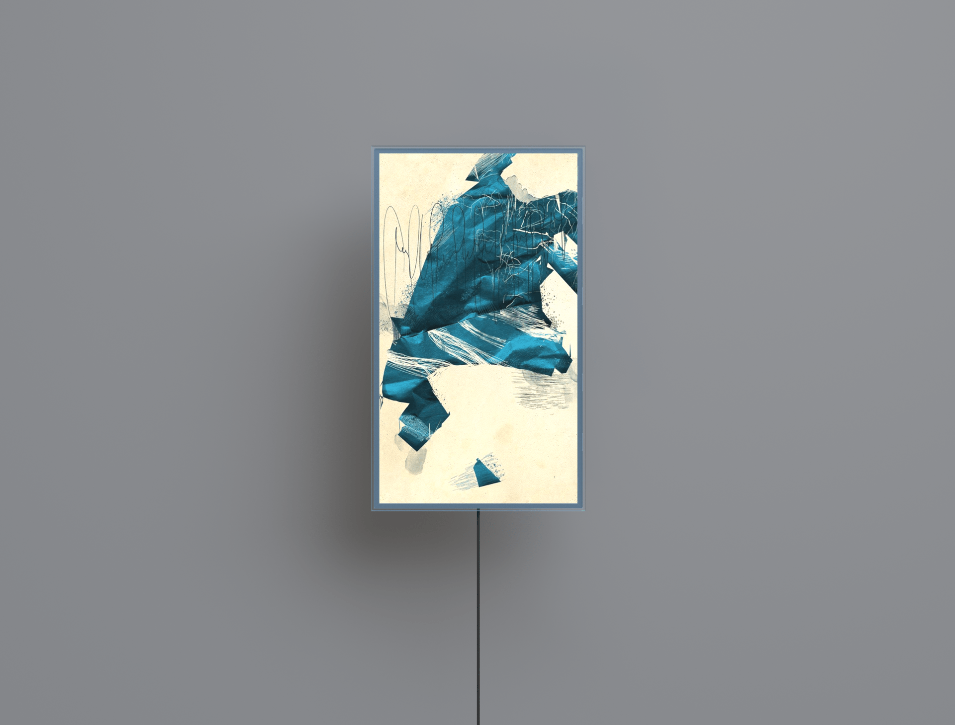 デジタルアート作品をカジュアルに創って飾る アートフレーム「Mono X7