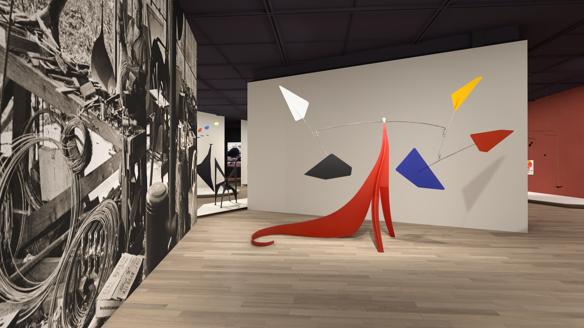 アレクサンダー・カルダーの回顧展 「カルダー：そよぐ、感じる、日本