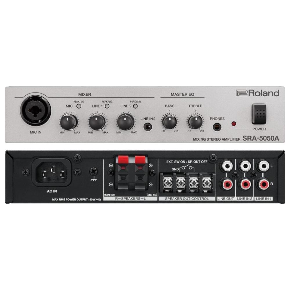 ミキシングアンプ（SRA-5050A）の製品詳細｜映像音響テクニカル