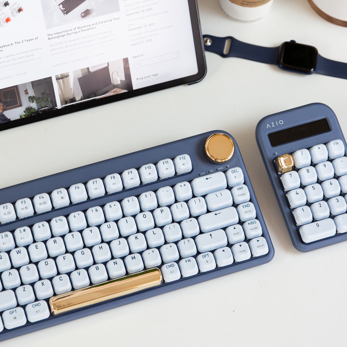 AZIO IZO Wireless Keyboard (Blue Switch) - AZIO Corporation