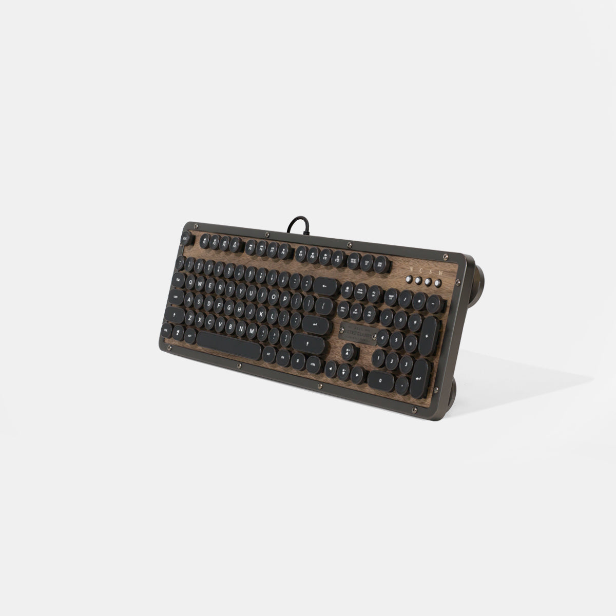 AZIO Retro Classic / Premium Vintage Backlit Mechanical Keyboard