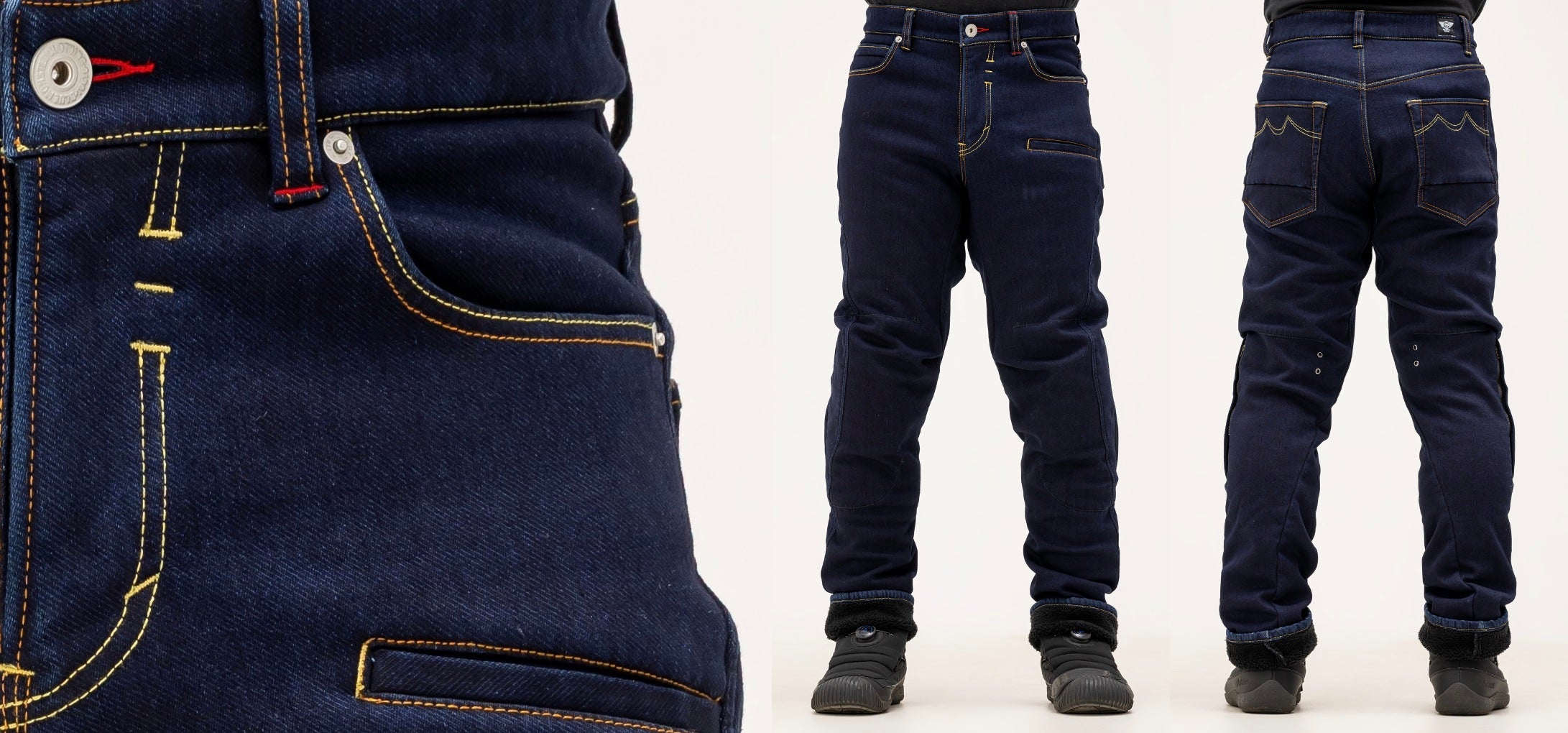 穿く毛布（保温率67.7%） 防風ジーンズ・ボア | BLUE MONSTER CLOTHING