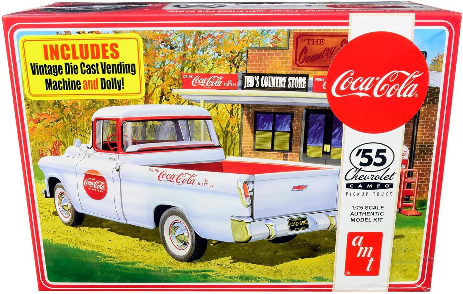 AMT 1955 Chevy Cameo Pickup (Coca-Cola) Model Kit | AMT1094