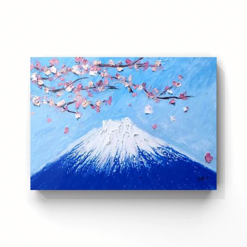 富士山与樱花水彩画富士山与樱花绘画彩铅– 第3 页– 博物迷
