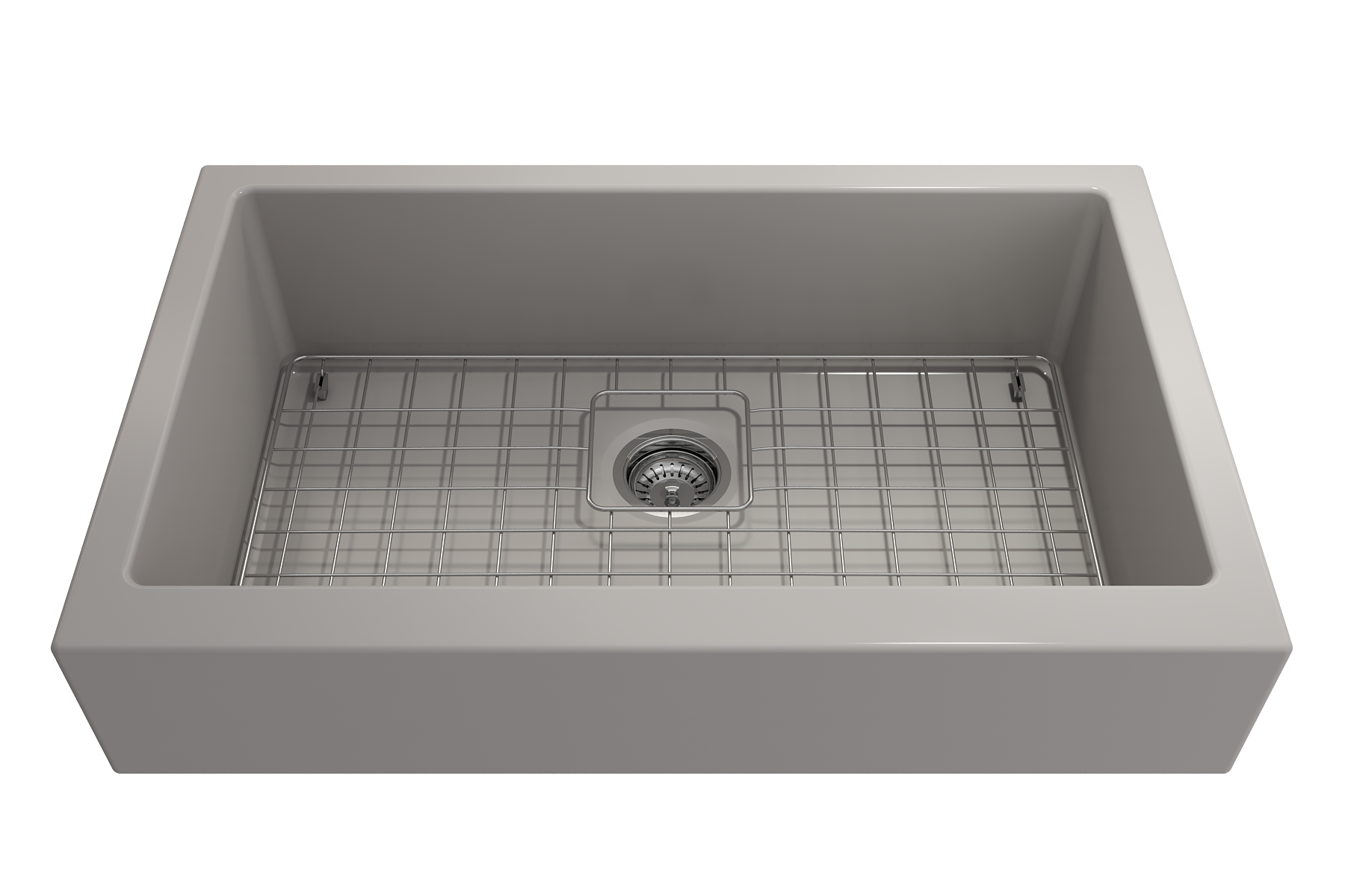 NUOVA PRO 34 Farmhouse Short Apron Front Fireclay 34