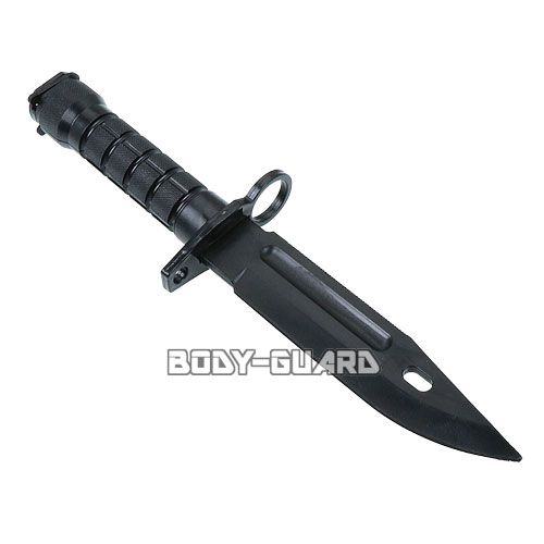 ラバー製 トレーニングナイフ ブラック