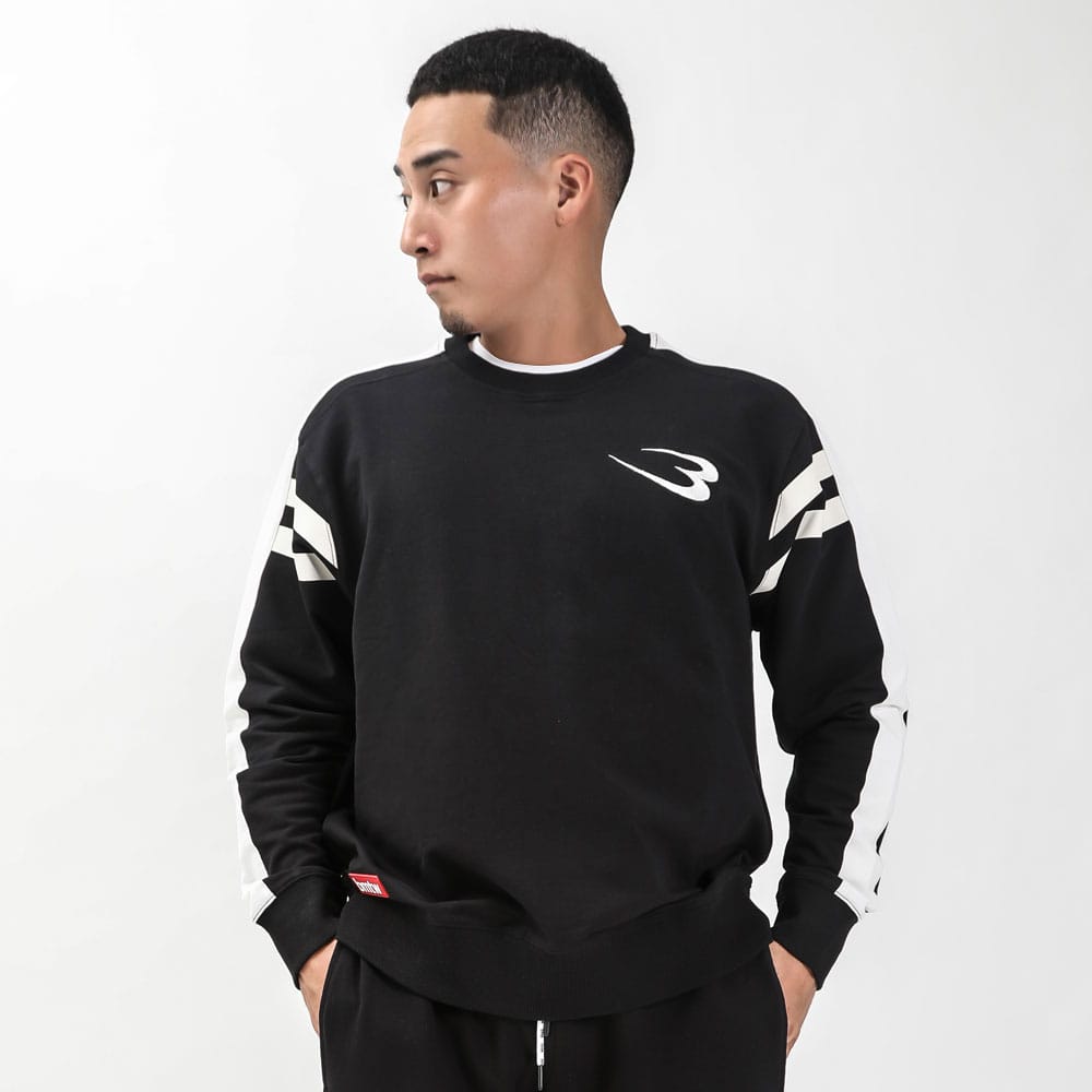 bmtw スーパーソフトスウェットトレーナー M ブラック MS212MBK