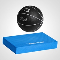 メディシンボール 5kg マットセット MBG25ST｜BODYMAKER（ボディ