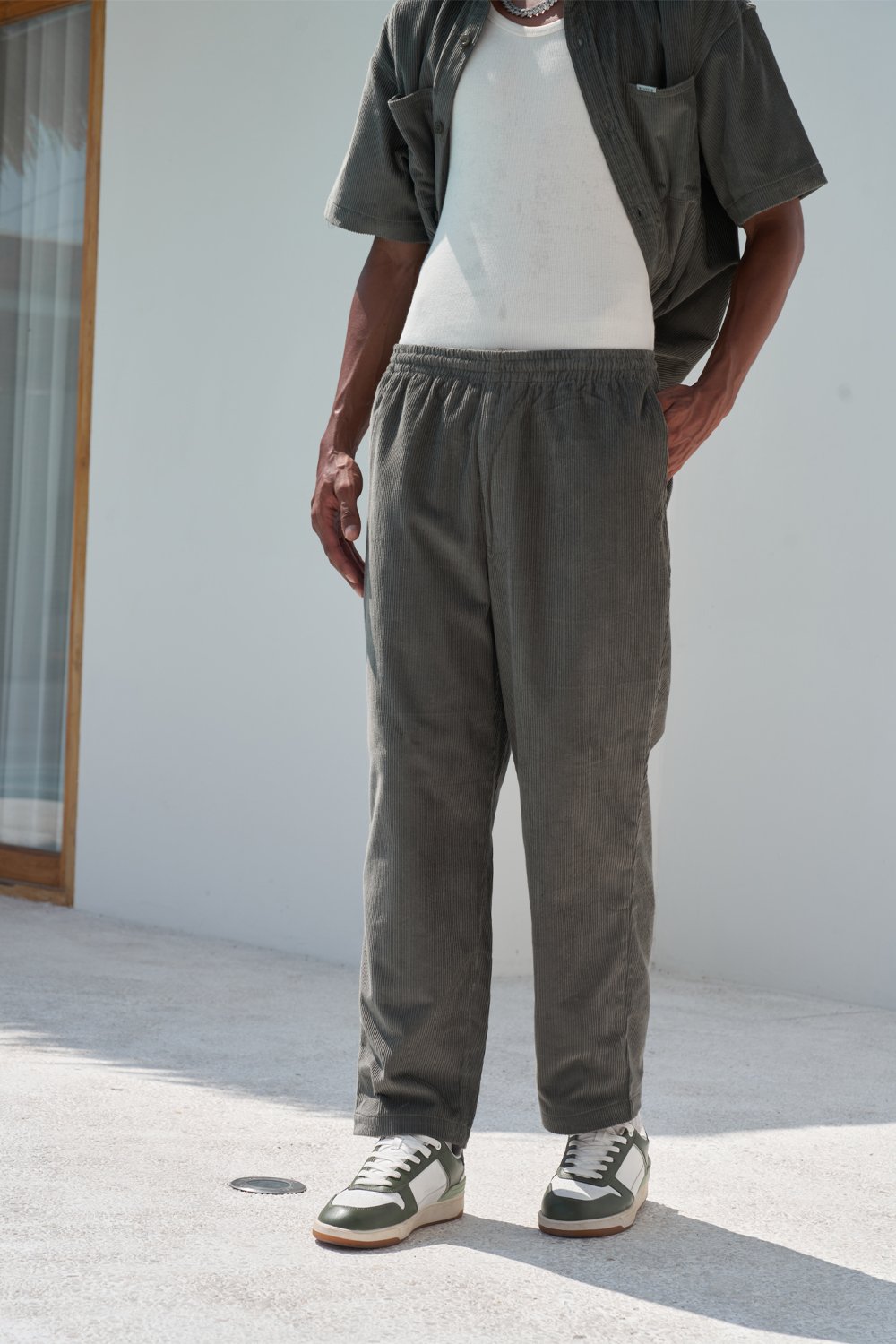 Buy Olive Corduroy Pants | BonkersCorner