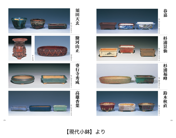 盆器大図鑑 【中巻】 | 盆栽、盆栽書籍、盆栽鉢の通販│近代出版