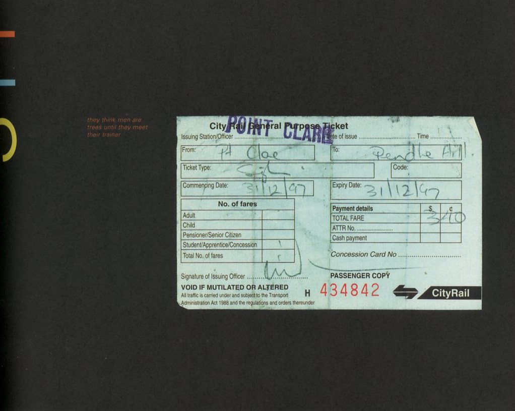 Carouschka's Tickets / Carouschka Streijffert Design: Pia Hogberg