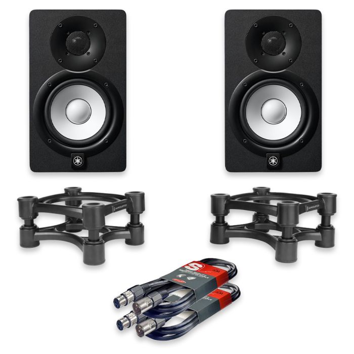 Yamaha HS5 (Pair), Isolation Stands & Cables | Bop DJ
