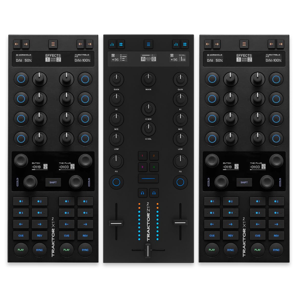 Native Instruments Traktor X1 MK3 (Pair) & Z1 MK2| Bundle | Bop DJ
