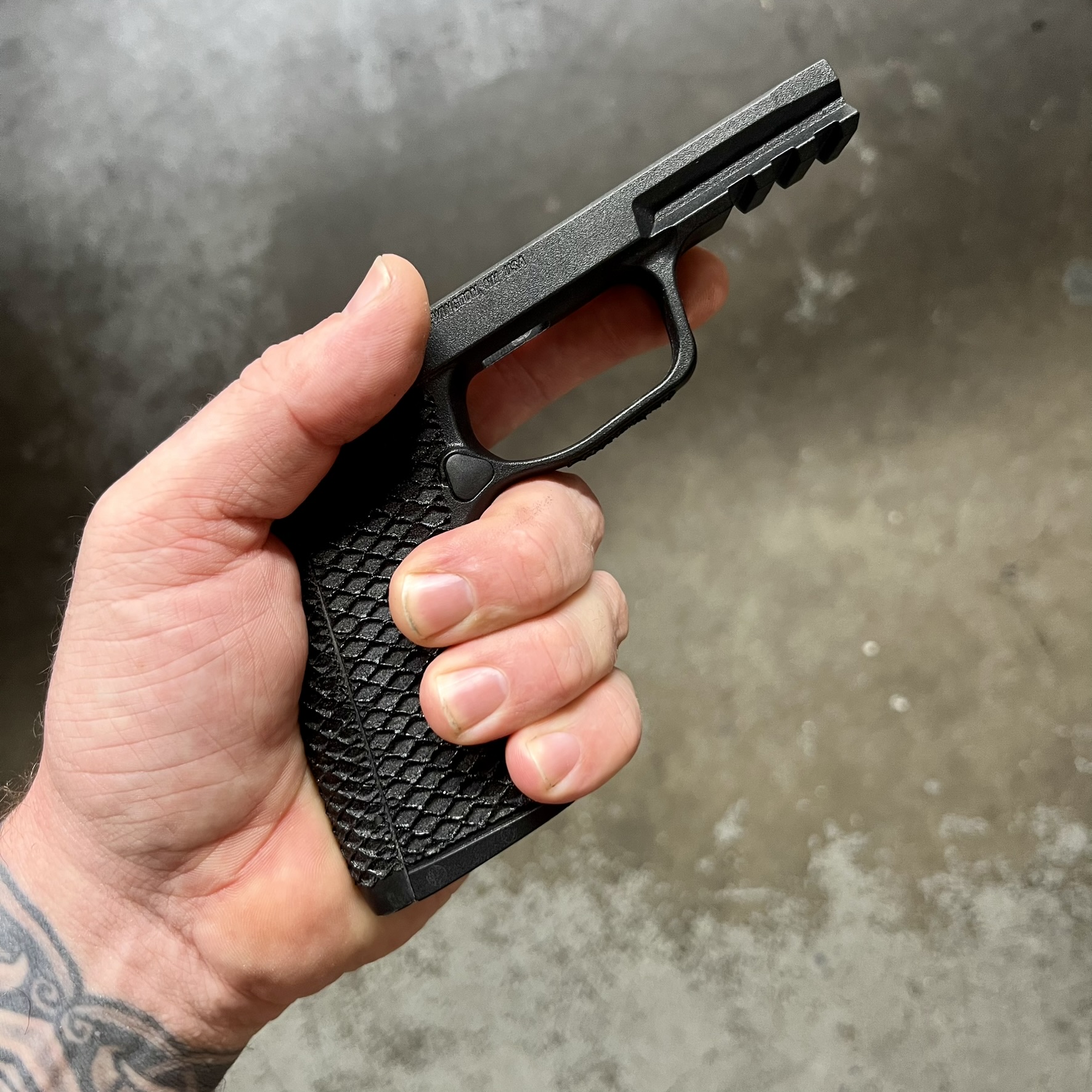 Competition Series Sig MACRO grip with Razorback and Grip Heel