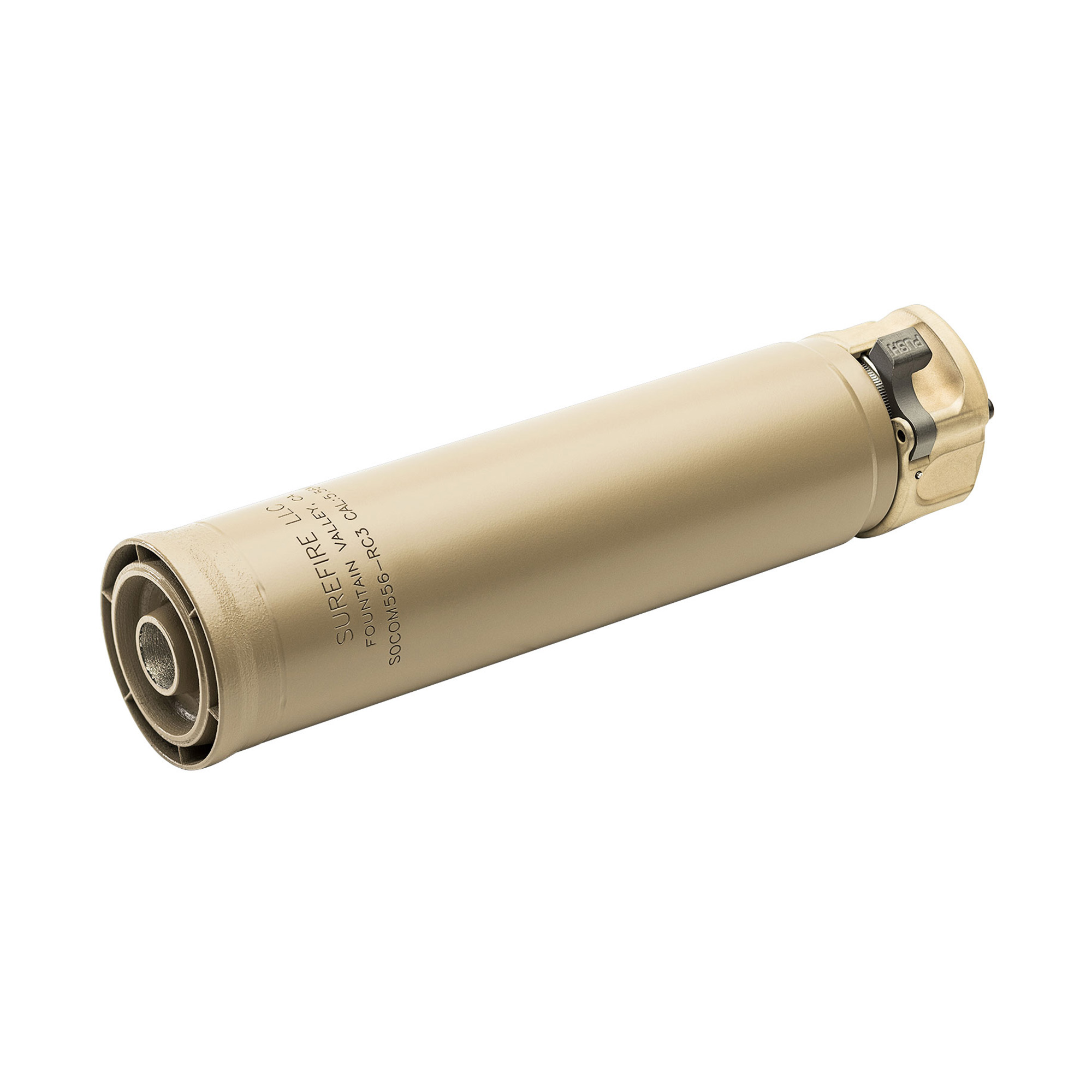 Surefire SOCOM RC3 5.56mm suppressor. FDE. Free shipping