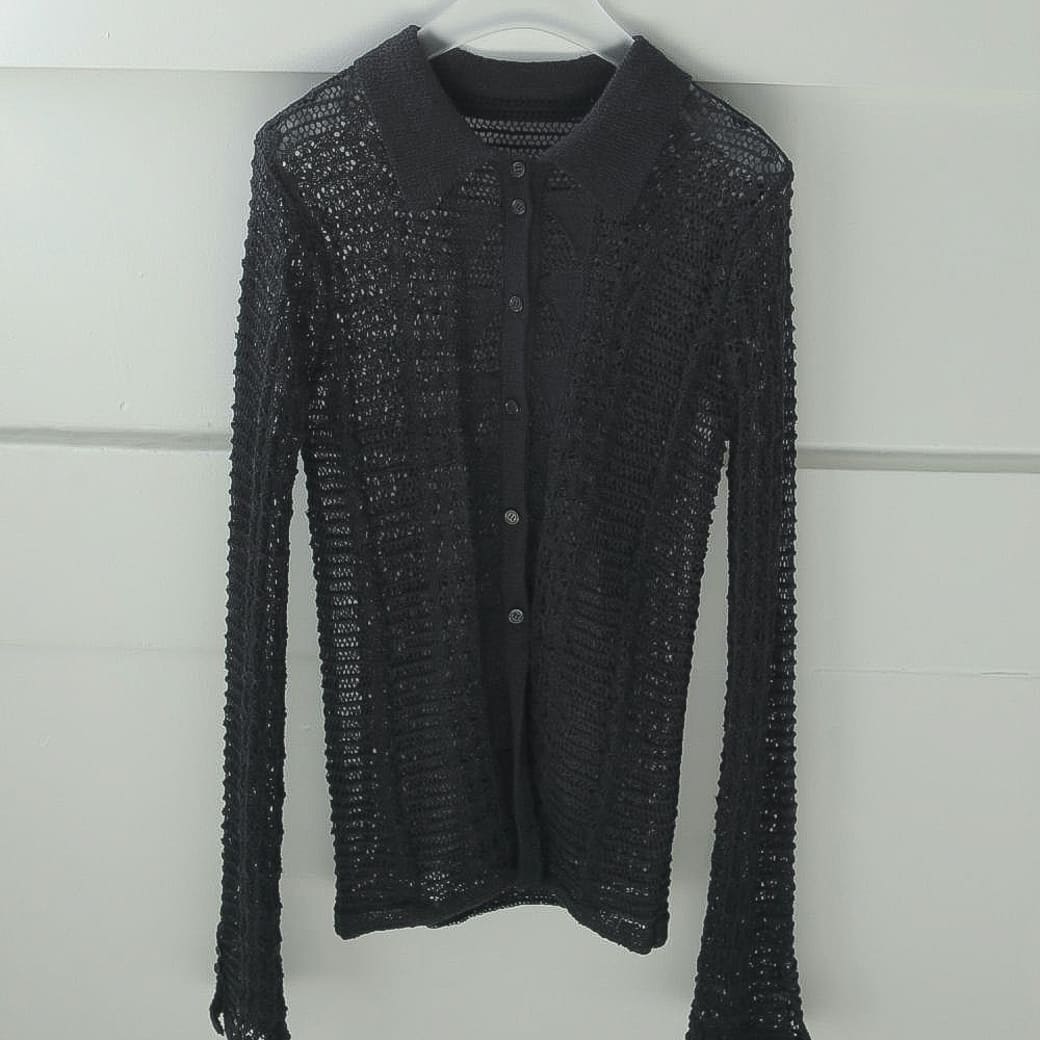 anuke アンヌーク ミックス ニット シャツ｜BORN FREE ONLINE SHOP