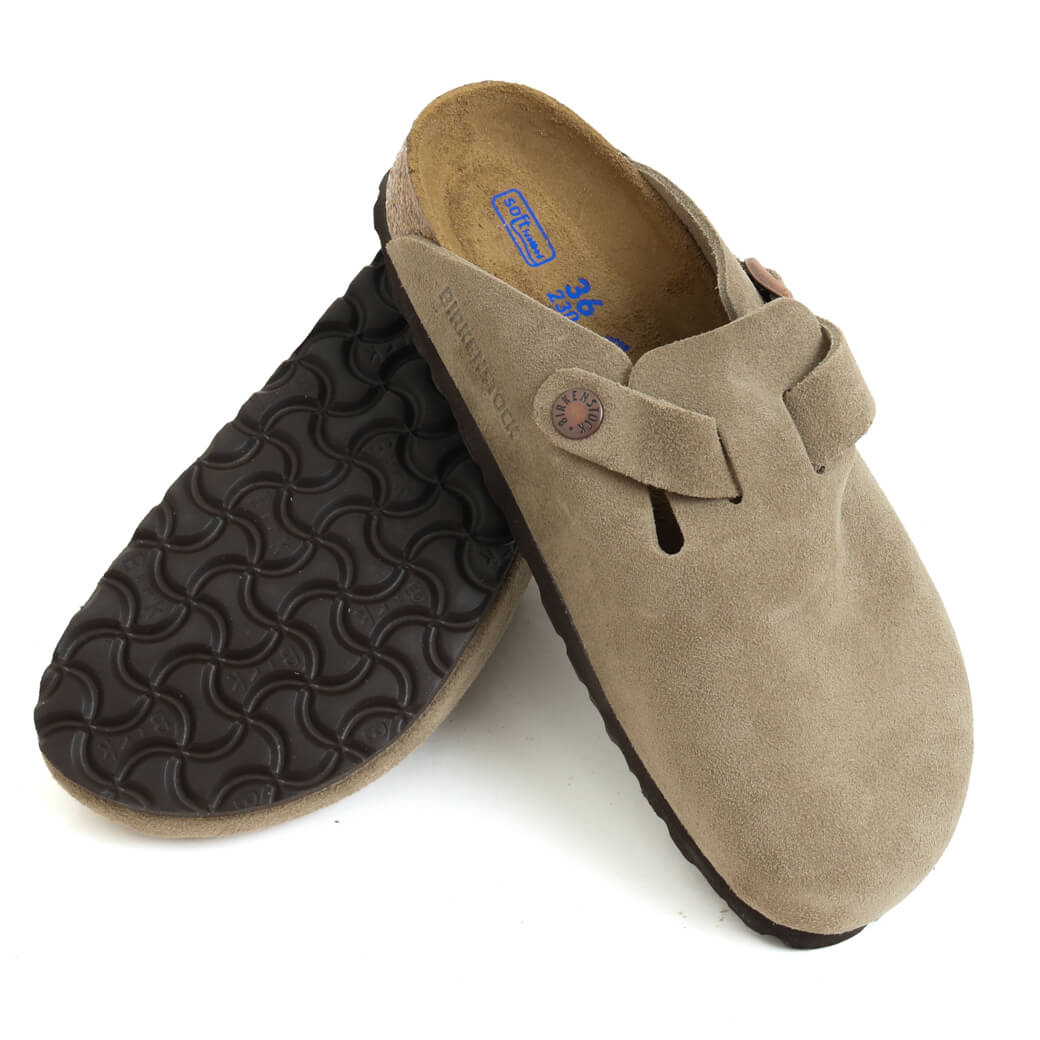 BIRKENSTOCK Boston スエードレザー トープ37 24.0 BIRKENSTOCK