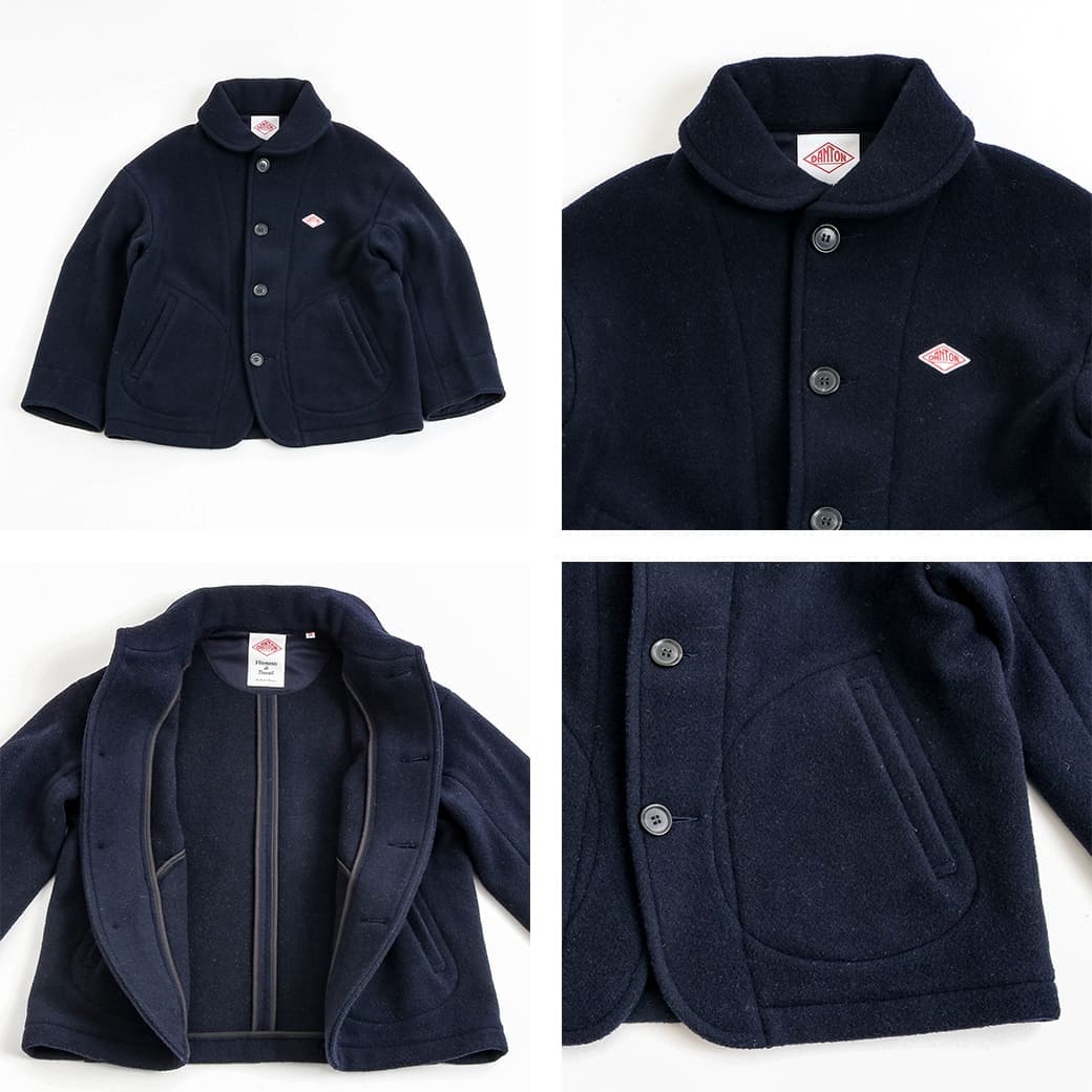 DANTON ダントン ウールパイル ラウンドカラージャケット｜BORN FREE