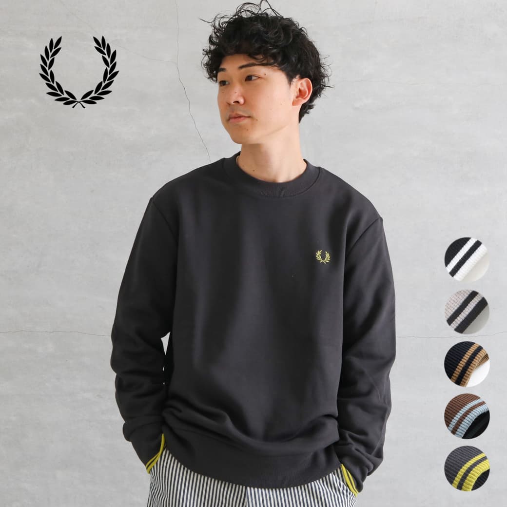 FRED PERRY フレッドペリー Crew Neck Sweatshirt｜BORN FREE ONLINE SHOP