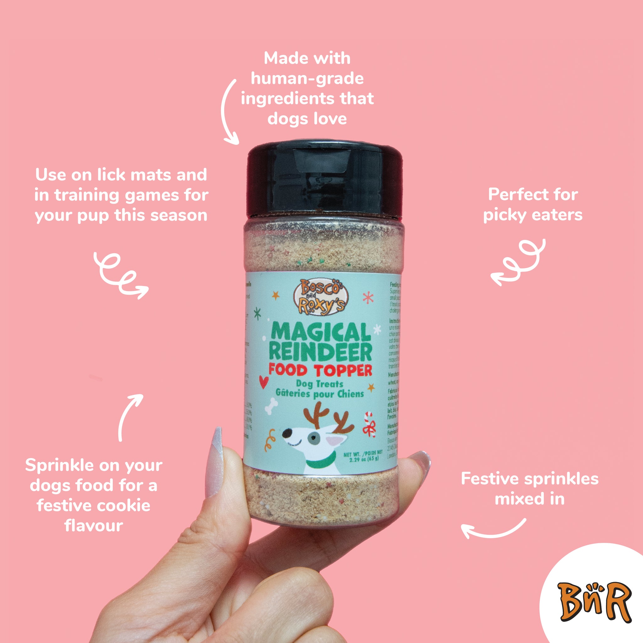 Prepackaged Magic Reindeer Food Shaker | Holiday - Bosco and