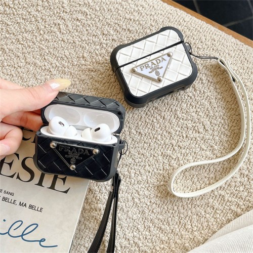 ブランド プラダ AirPods 4 3 Pro3 pro2ケース 華やかレザー Prada