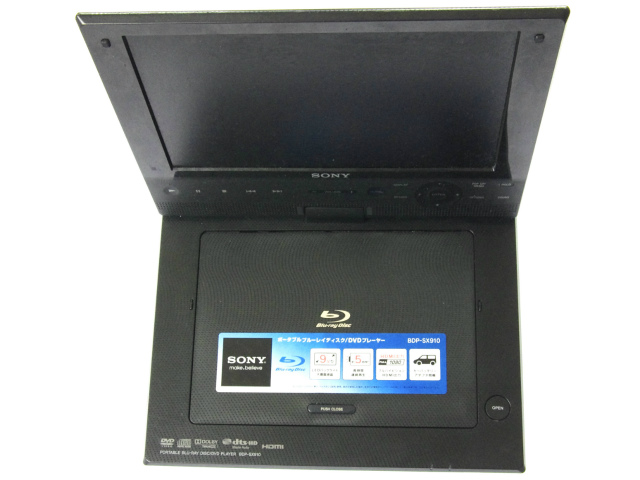 BDP-SX910]SONY ソニー ポータブル ブルーレイディスク DVDプレーヤー
