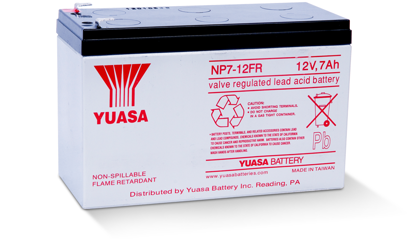 GS Yuasa NP7-12FR F2 SLA (AGM) Battery - Battery Store, Inc.