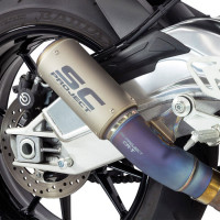 15-16 BMW S1000RR SC-Project CR-T Muffler With Titanium Link Pipe
