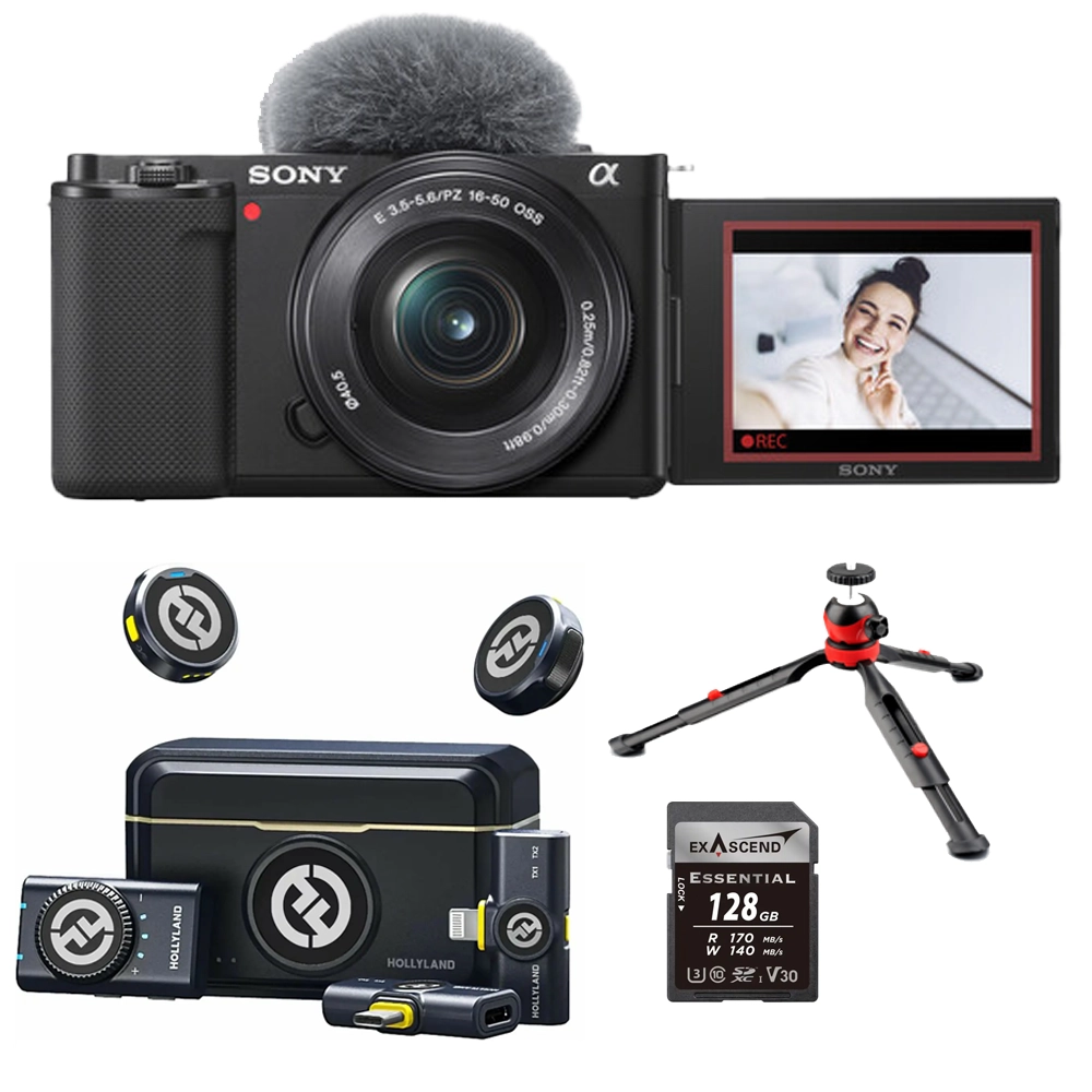 Sony Zv-E10 16-50Mm Lens Kit Youtube Vlog Çekim Seti | Babatasfoto.com