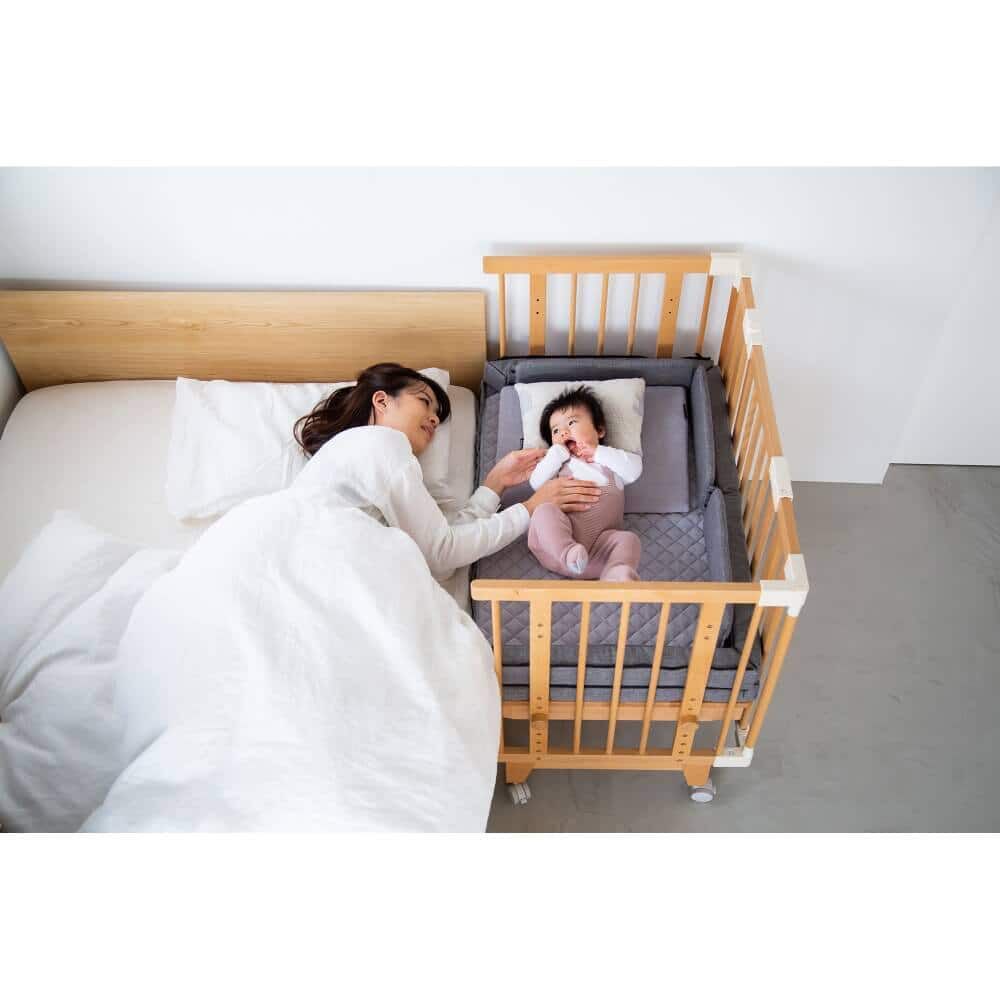 ファルスカ コンパクトベッド free メランジブラウン | Babies