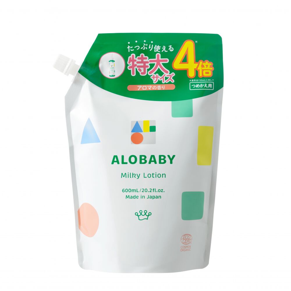 ALOBABY アロベビー ミルクローション アロマの香り 詰め替え用 600ml