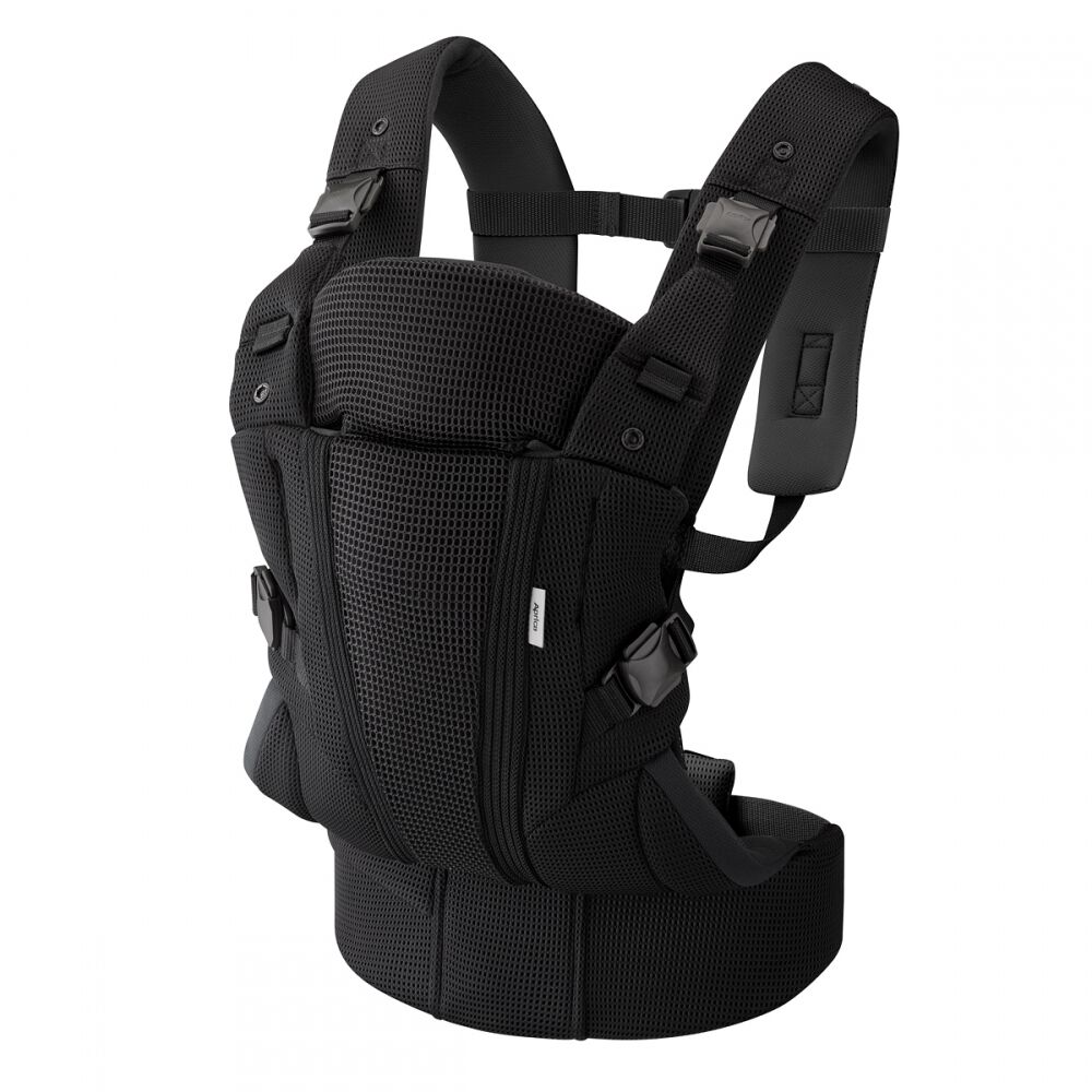 Aprica アップリカ ラクリス AB (ブラック) 抱っこ紐 新生児タテ対面