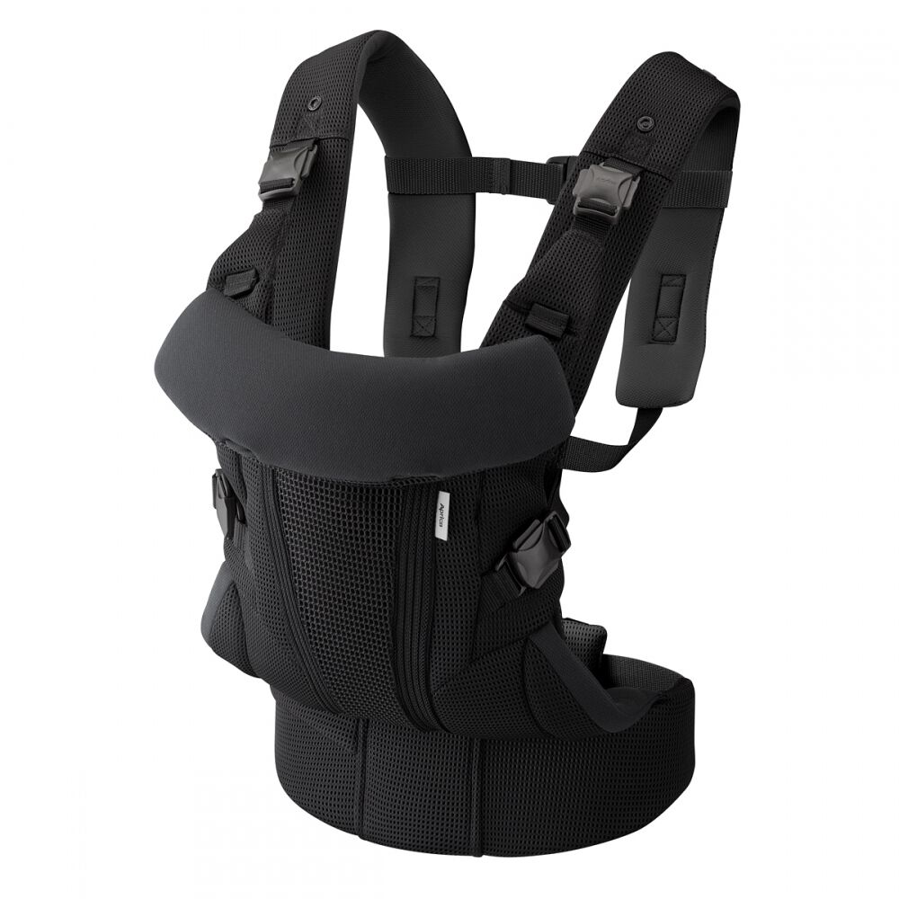 Aprica アップリカ ラクリス AB (ブラック) 抱っこ紐 新生児タテ対面