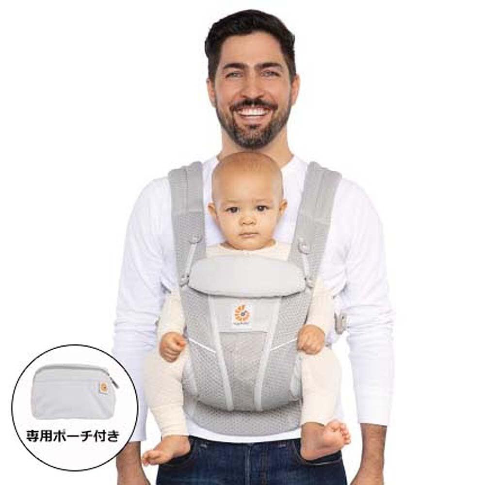 Ergobaby エルゴベビー OMNI Breeze (パールグレー) 抱っこ紐 柔らか