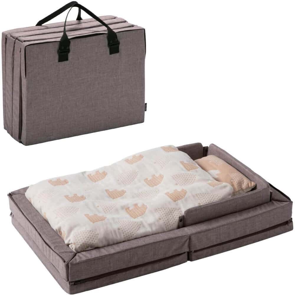ファルスカ コンパクトベッド free メランジブラウン | Babies