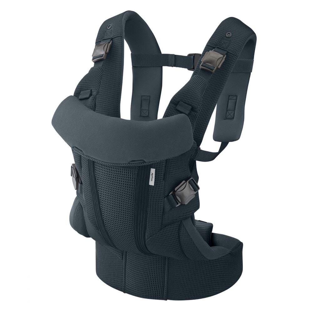 Aprica アップリカ ラクリス AB (ネイビー) 抱っこ紐 新生児タテ対面