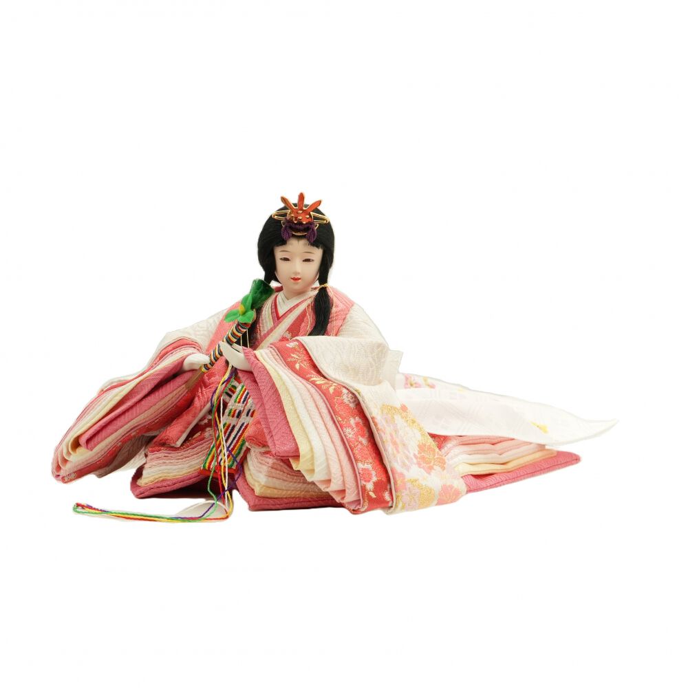 雛人形】親王飾り「金彩桜木目調」（605883）ひな人形 ひな祭り お雛様