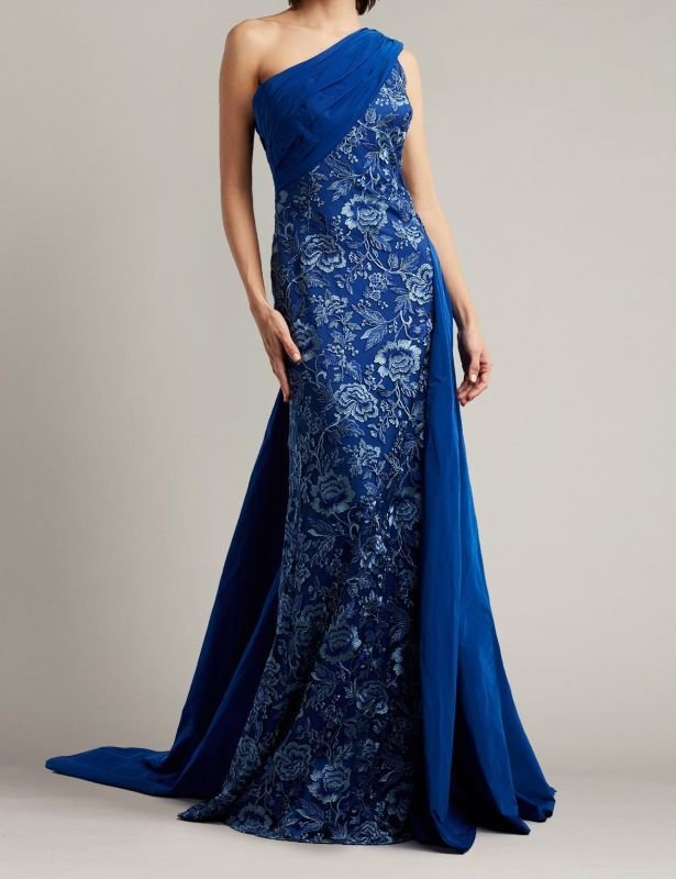 セール！Tadashi Shoji タダシショージ WITKIN ワンショルダードレープ