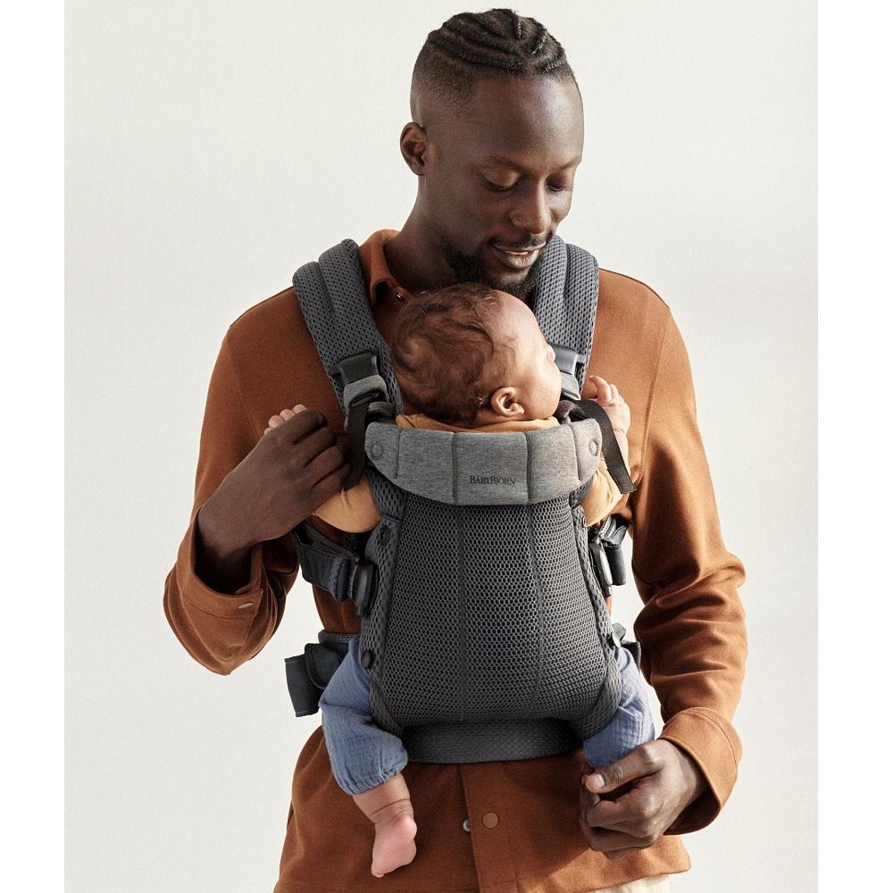 Baby Bjorn Harmony Carrier 3D Mesh (Anthracite) - babyandme.ca