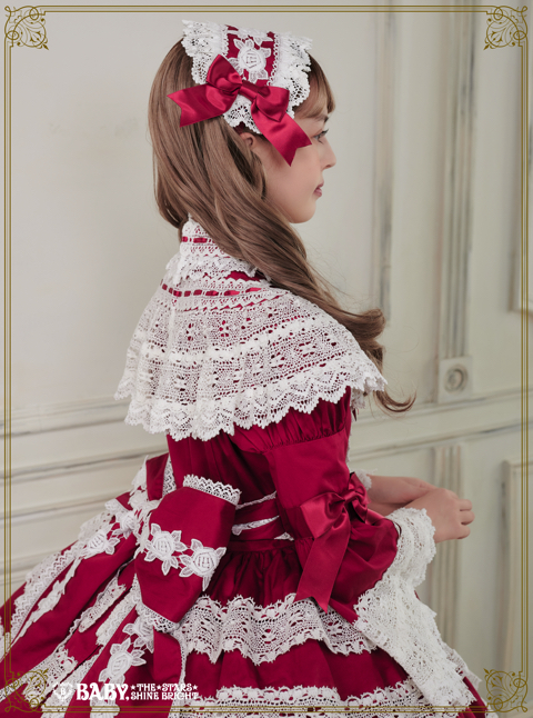 エリザベスワンピース＆ヘッドドレスセット リボンハートBag | BABY