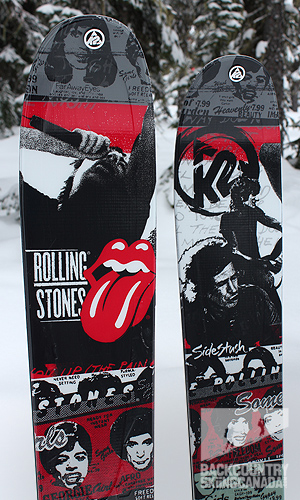 K2 Rolling Stones SideStash Skis - special edition Review