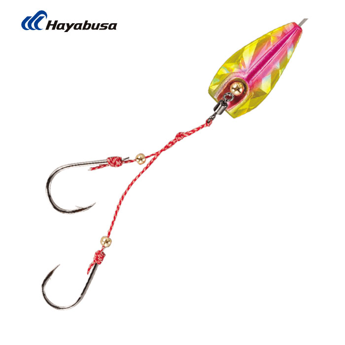 ☆【全6色】ハヤブサ 無双真鯛 貫撃遊動テンヤ 6号 Hayabusa - 【バス