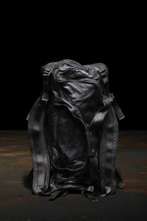 ITALY SHOULDER + JP STEER GARMENT-DYED 3WAY-BAG | ISAMU KATAYAMA