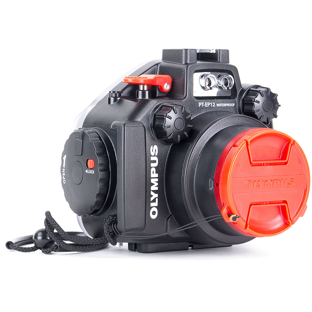 Olympus PEN E-PL7 Camera, 14-42mm EZ Lens, & PT-EP12 Underwater