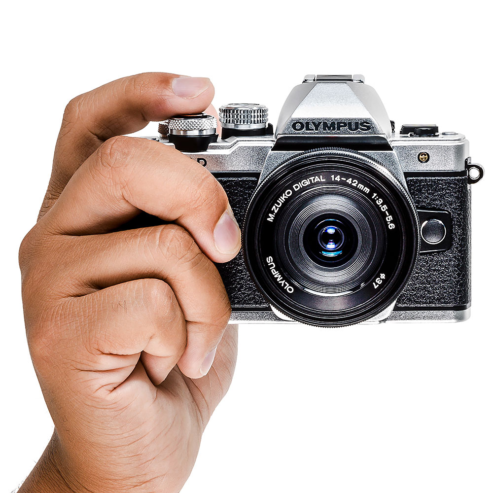 Olympus OM-D E-M10 Mark II Mirrorless Black Camera with 14-42mm EZ