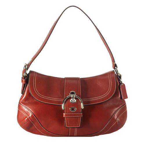 Coach Soho Leather Flap Shoulder Handbag | Coach Handbags | Bag