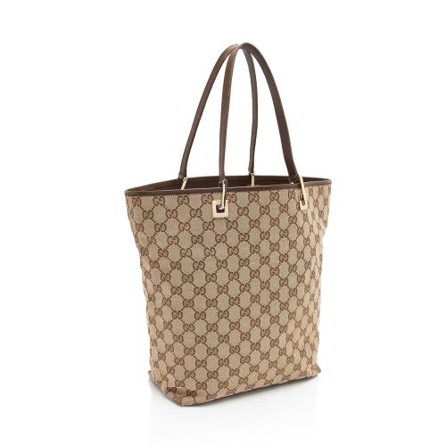 Gucci Vintage GG Canvas Bucket Large Tote | Gucci Handbags | Bag