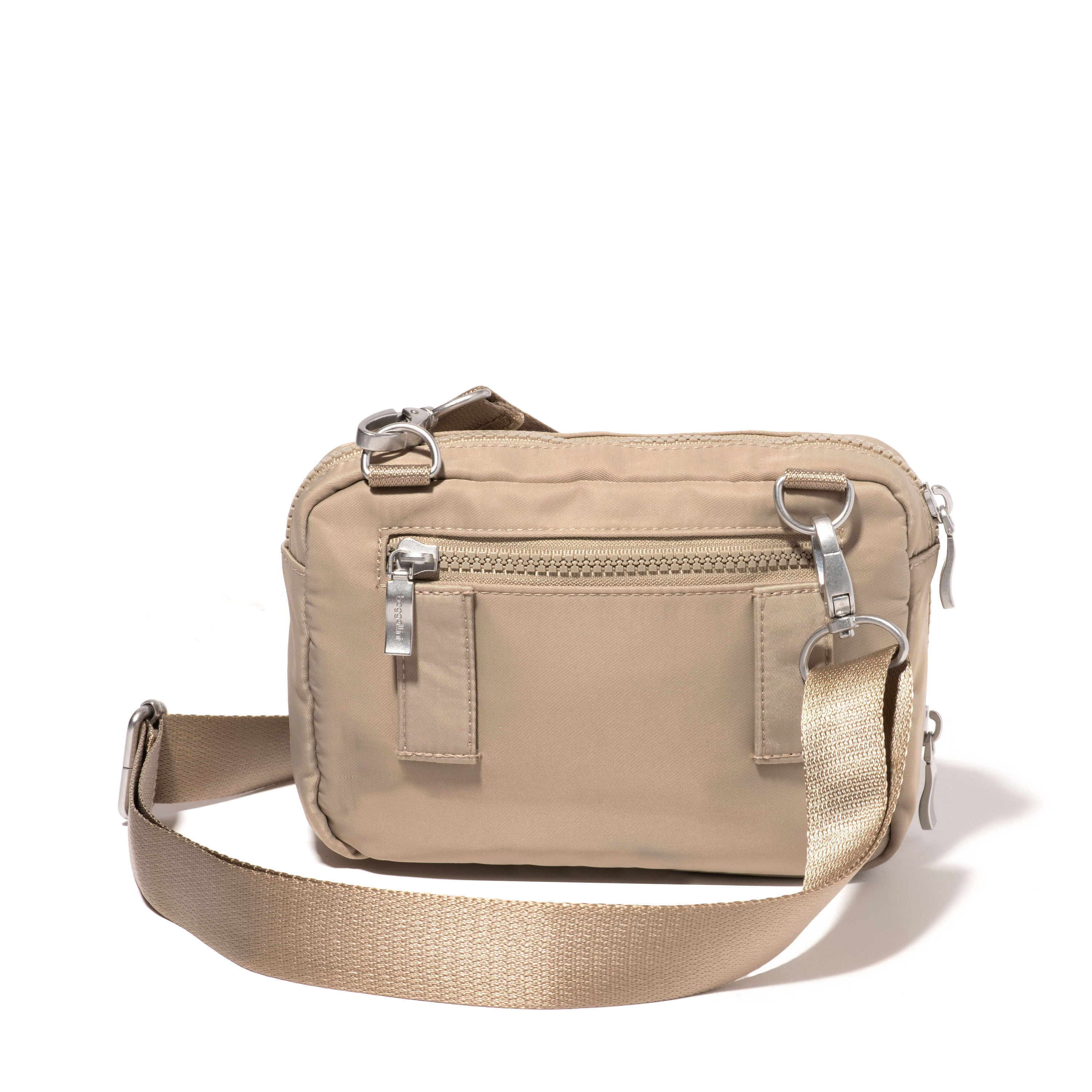 Modern Double Zip Crossbody